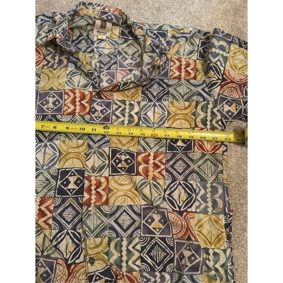 VTG Tori Richard Honolulu Men’s Multicolor Hawaiian Button-Down Shirt - Large - Picture 5 of 7